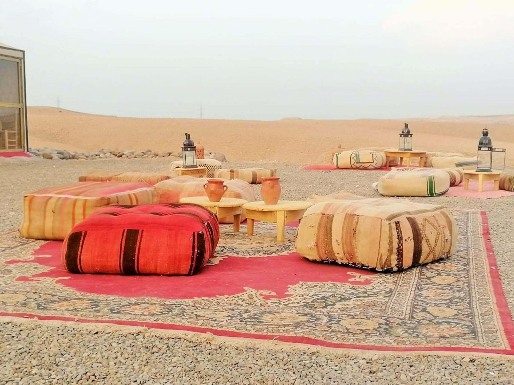 dormir una noche en el desierto de Agafay, Marrakech