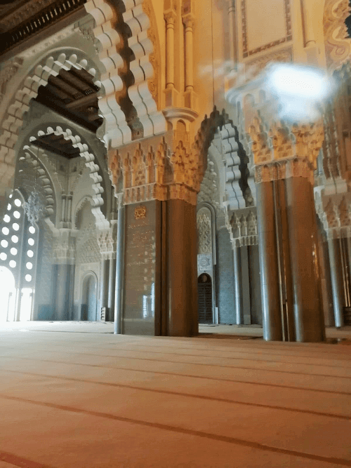 interior de Mezquita de Hassan II