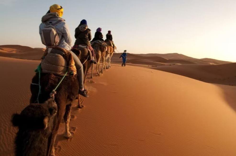 Paseo en camello por el desierto de Merzouga