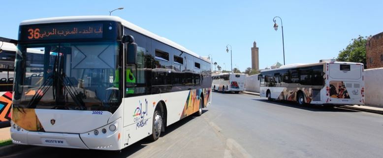 Autobus en Rabat