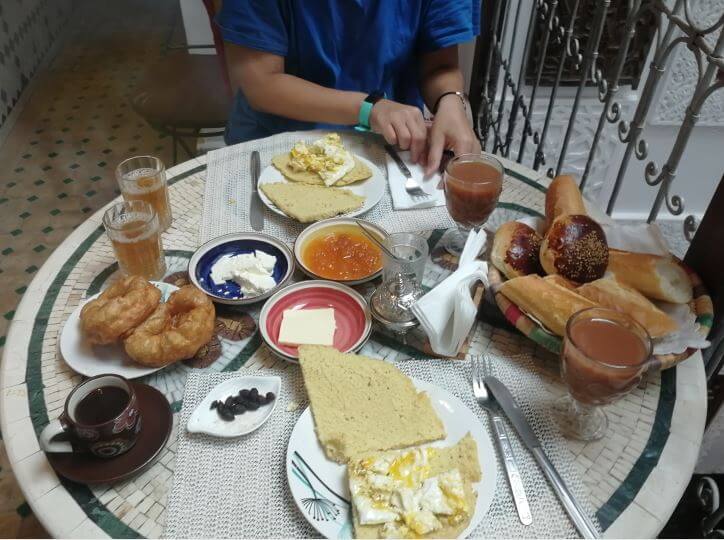 Desayuno en Fez: que hacer en Fez 2 días